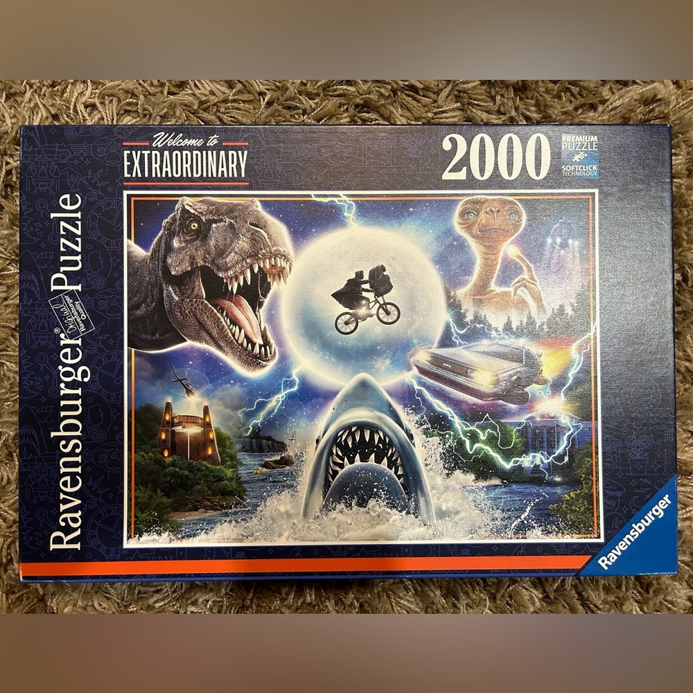 Ravensburger ~ 2000 Piece Puzzle ~ Universal Amblin ~ Welcome to Extraordinary